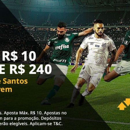 Palmeiras x Santos – R$10 podem virar R$ 240