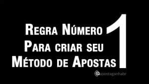 Regra Número 1 para Criar e Validar um Método