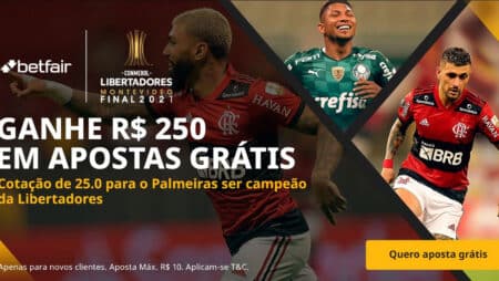 Ganhe 250 reais em bônus se o Palmeiras for campeão