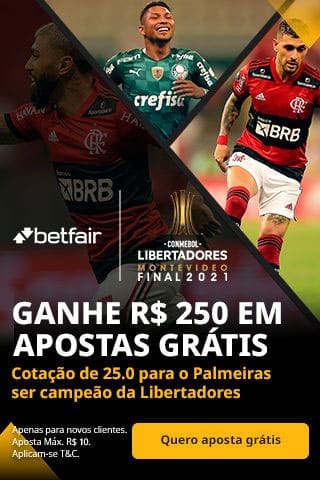 Ganhe 250 reais em bônus se o Palmeiras for campeão