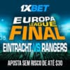 Eintracht Frankfurt vs Rangers – Aposta sem risco 30$