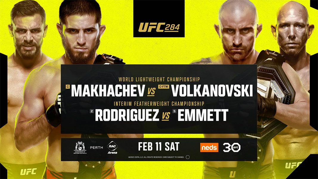 Islam Makhachev x Alexander Volkanovski – UFC 284 20230211