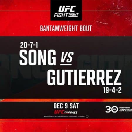Song Yadong x Chris Gutierrez – UFC Fight Night