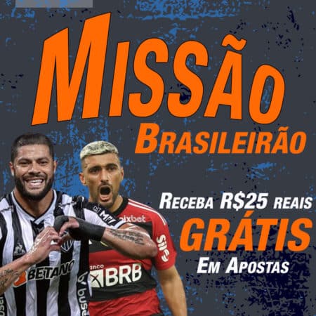 Missão Brasileirão Resgate R$25 grátis – 21/04
