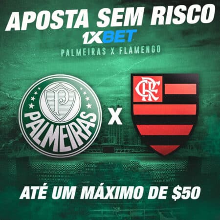 Palmeiras vs Flamengo – 21/04 – Receba $50 sem risco