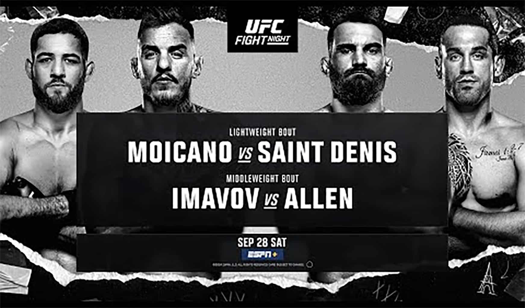 Kevin Jousset x Bryan Battle – UFC Fight Night 28-09-2024