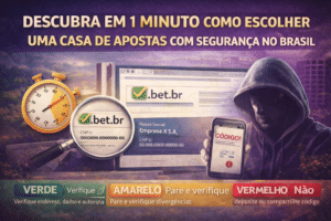 Descubra em 1 minuto como escolher uma casa de apostas com segurança no Brasil