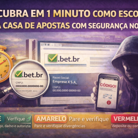 Descubra em 1 minuto como escolher uma casa de apostas com segurança no Brasil