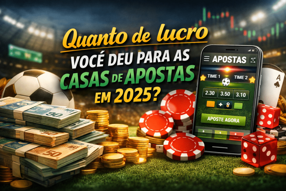 Quanto de lucro você deu para as casas de apostas em 2025?