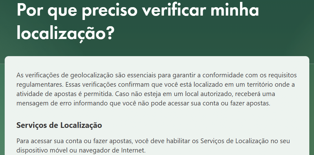 Geolocalização: uso permitido apenas no Brasil