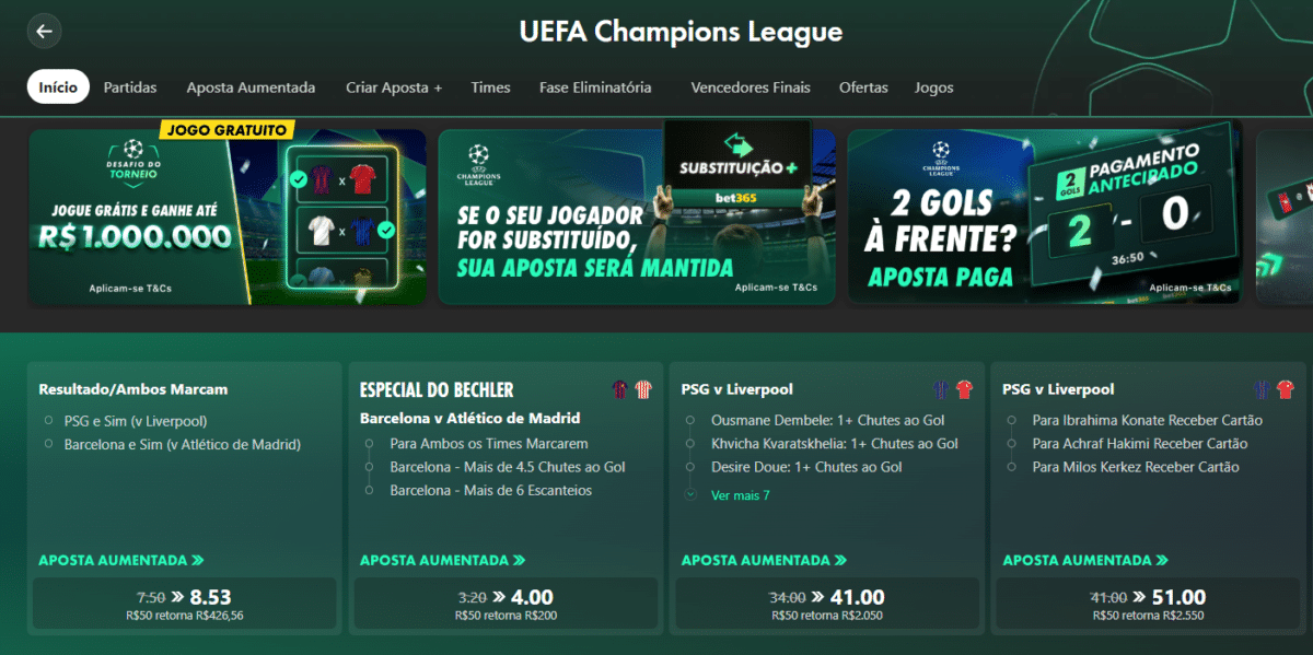 Tipos de apostas: o que você encontra na Bet365 Brasil