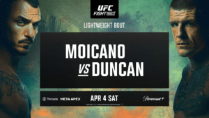 Renato Moicano x Chris Duncan Palpite – UFC Fight Night – 04-04-2026