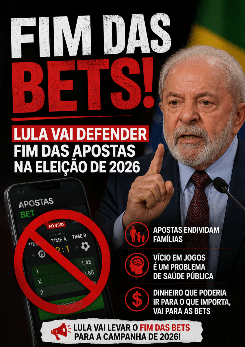Lula vai defender fim das apostas