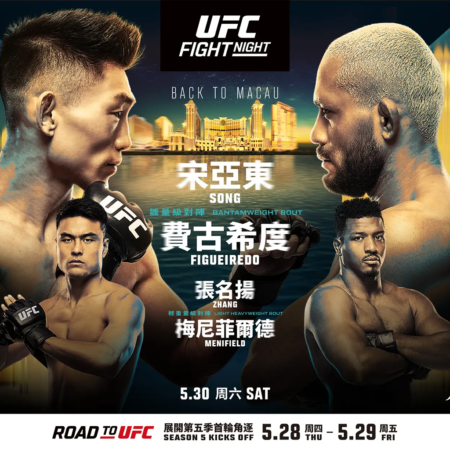 Song Yadong x Deiveson Figueiredo Palpite – UFC Macau – 30-05-2026