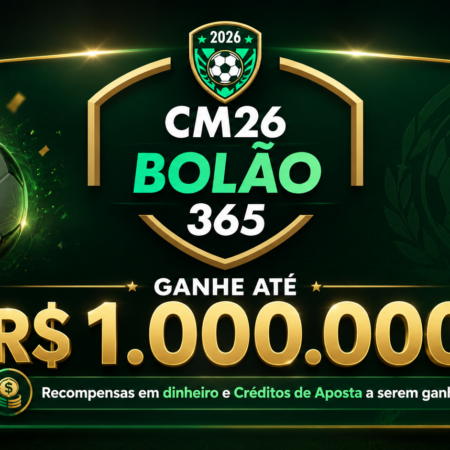 Bolão Bet365: concorra a R$ 1.000.000 durante a Copa do Mundo