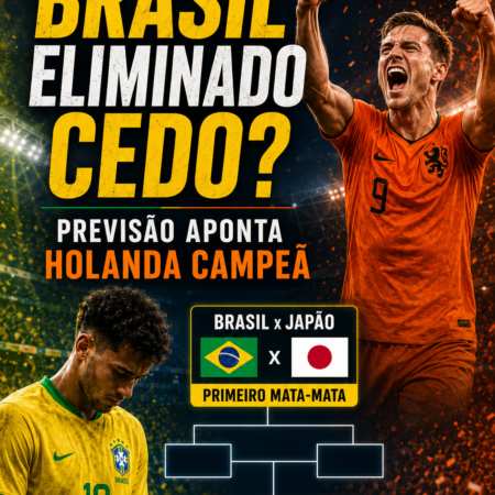 Brasil eliminado pelo Japão e Holanda campeã? A previsão de especialista para a Copa de 2026