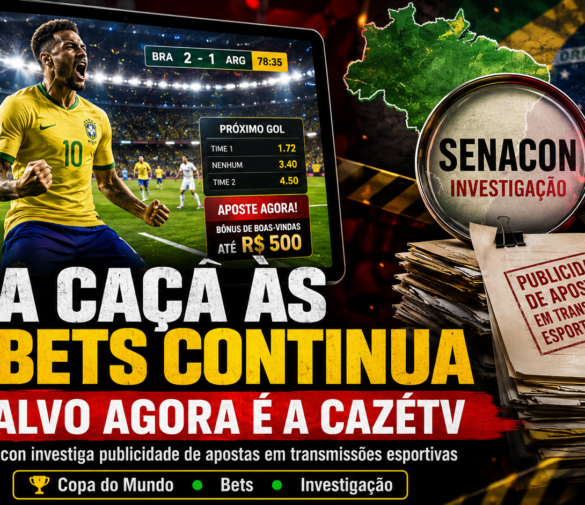 Caça às Bets Continua – Alvo agora é a CazéTV