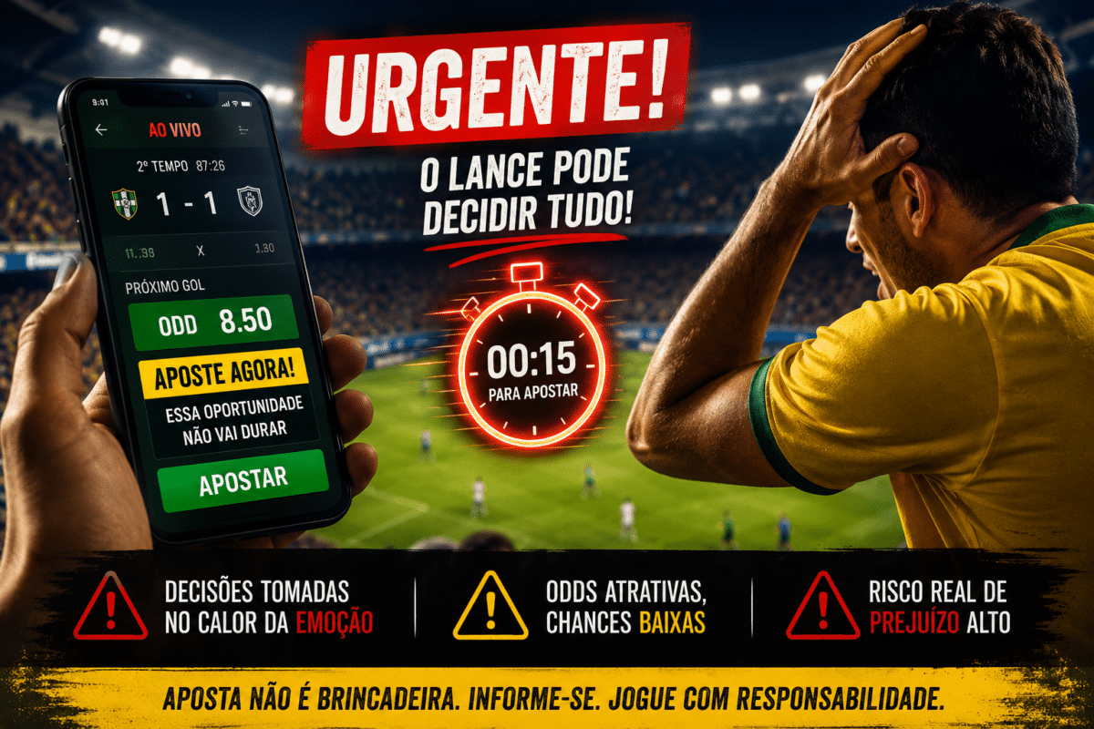 perigo apostas ao vivo