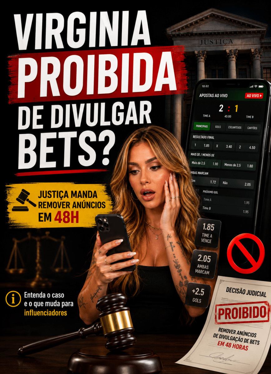 Virgínia proibida de divulgar bets