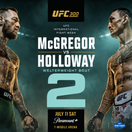 Conor McGregor x Max Holloway Palpite – UFC 329 – 11-07-2026