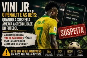 Bets mandaram Vini Jr. não bater o pênalti?