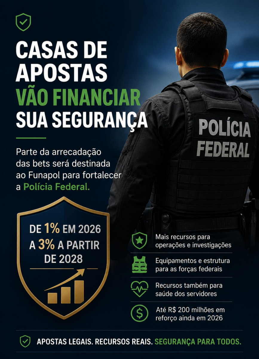 Casas de Apostas vão financiar segurança