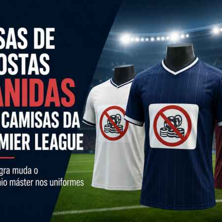 Casas de apostas banidas das camisas da Premier League
