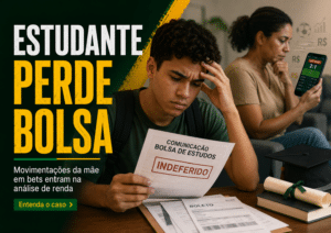 Estudante perde bolsa por causa do vicio da mãe em bets
