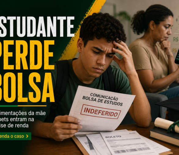 Estudante perde bolsa por causa do vicio da mãe em bets