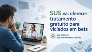 SUS vai oferecer tratamento gratuito para viciados em bets