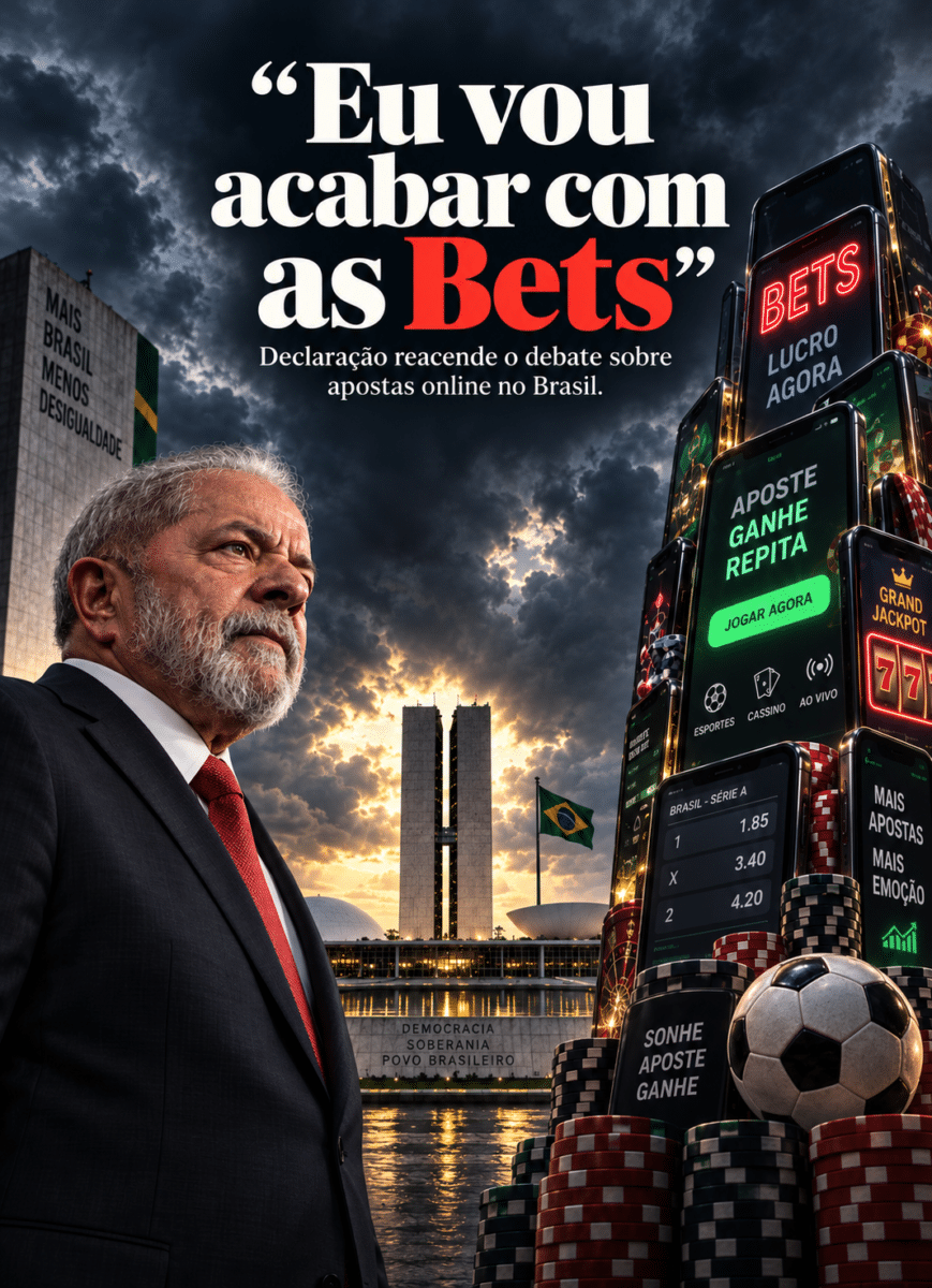 Eu vou acabar com as bets, diz Lula insta