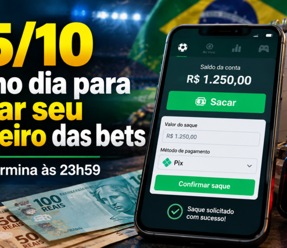 05/10 último dia para sacar seu dinheiro das bets