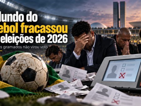 De Edmundo a Luxemburgo: futebol fracassa nas eleições 2026