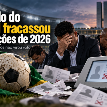 De Edmundo a Luxemburgo: futebol fracassa nas eleições 2026