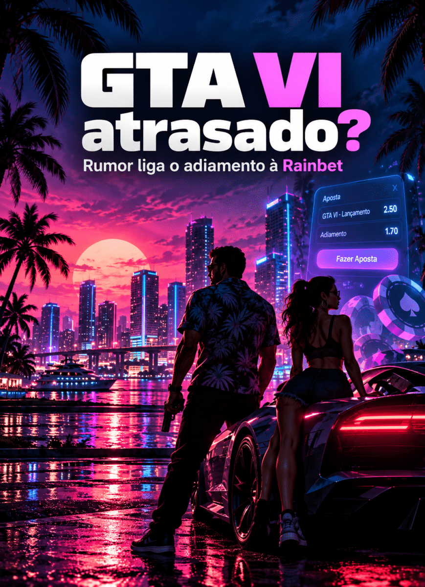 GTA VI atrasado e a culpa é de uma casa de apostas