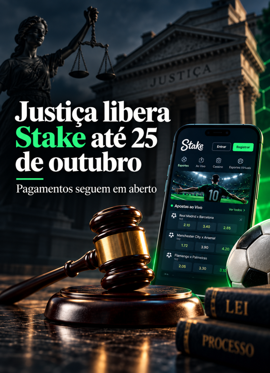 Justiça libera Stake até outubro (1) Justiça libera Stake até outubro (1)