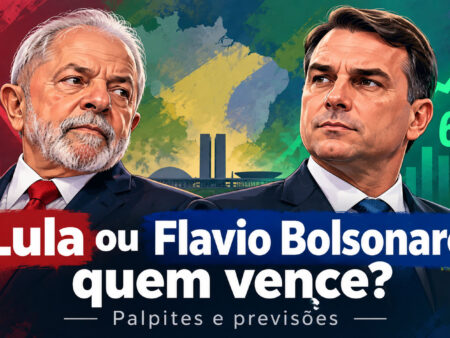 Lula ou Flavio Bolsonaro quem vence? palpites e previsões