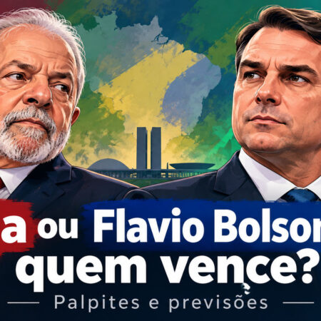 Lula ou Flavio Bolsonaro quem vence? palpites e previsões